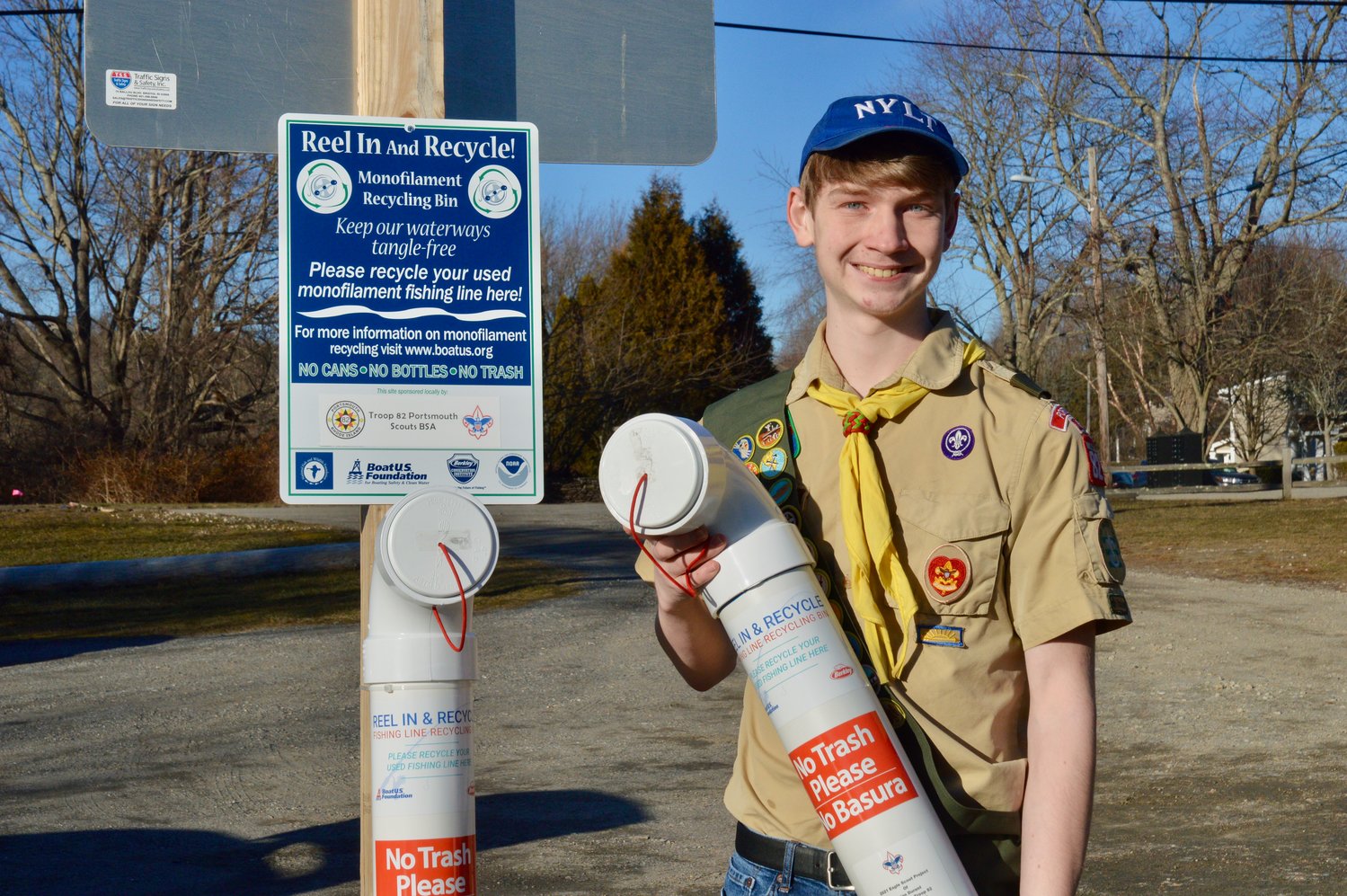 Portsmouth Scout makes it possible to 'reel in and recycle'    - News, Opinion, Things to Do in the East Bay